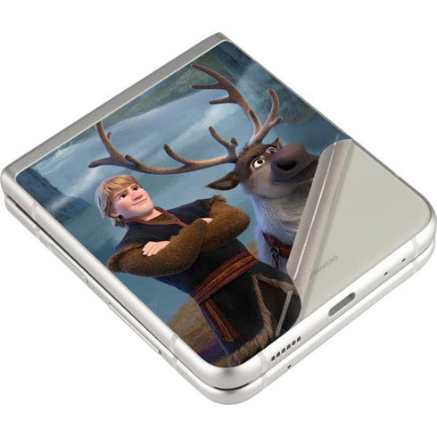 Disney Frozen II Kristoff and Sven Galaxy Z Flip3 5G Skin